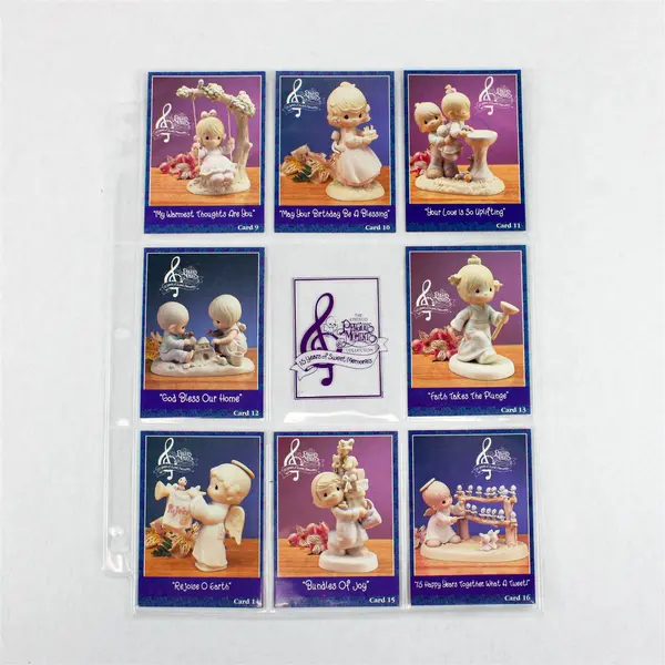 Lot of 9 Complete Precious Moments Trading Card Sets 15 Years Sweet Memories