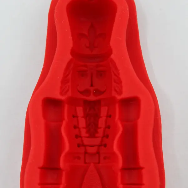 Brother Sister Design Studio Christmas Nutcracker Silicone Fondant Mold 4"