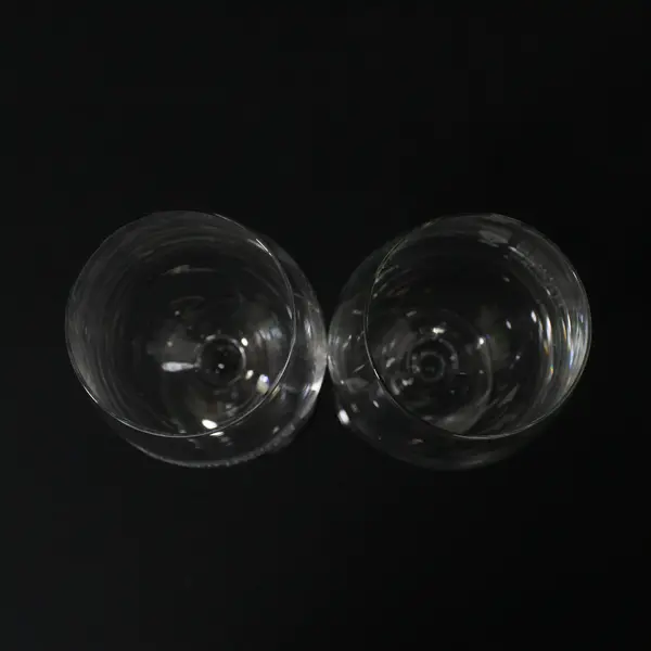 Schott Zwiesel Lot of 2 Clear Wine Glasses Wine Country Half Marathons 9in