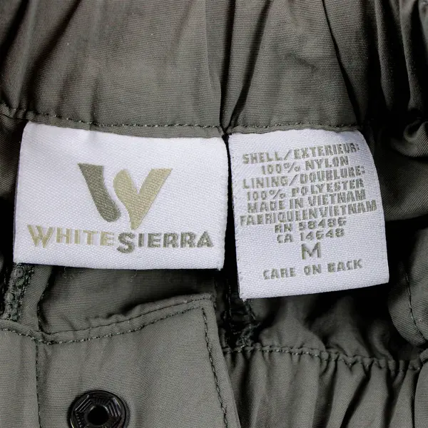 White Sierra Gray Cargo Pants Women's Medium