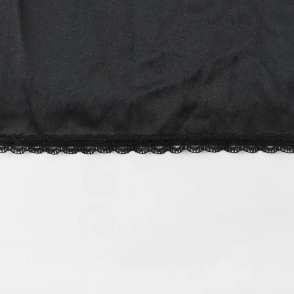 Vassarette Black Nylon Half Slip Skirt Women's 2XL
