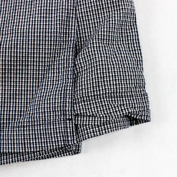 Cherokee White and Blue Gingham Cotton Wrap Skort Women's Size 6
