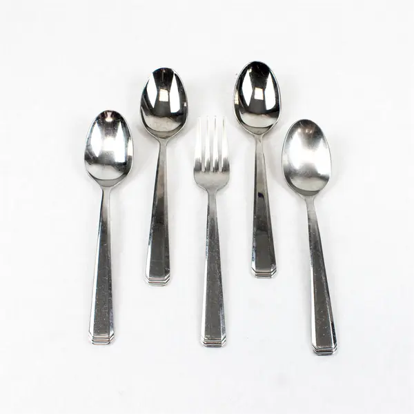 Lot of 5 Retroneu Milano Mixed Flatware Set Fork Spoons Stainless Steel 18/8