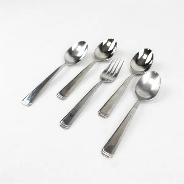 Lot of 5 Retroneu Milano Mixed Flatware Set Fork Spoons Stainless Steel 18/8