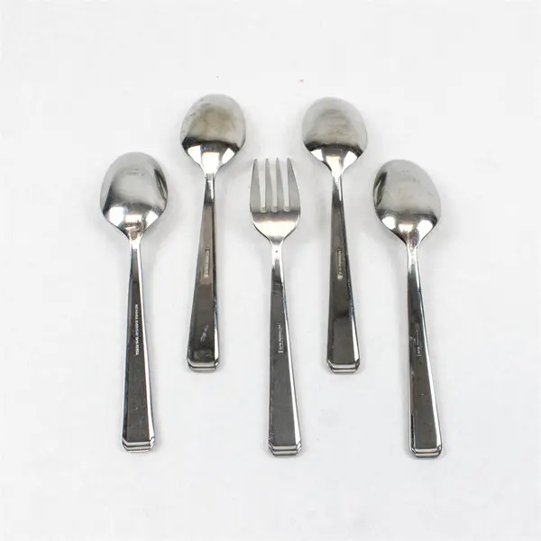 Lot of 5 Retroneu Milano Mixed Flatware Set Fork Spoons Stainless Steel 18/8