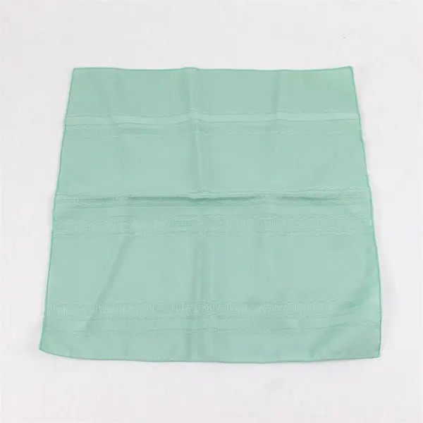 Vintage Set of 3 Mint Green Rayon Poly Blend Table Napkins