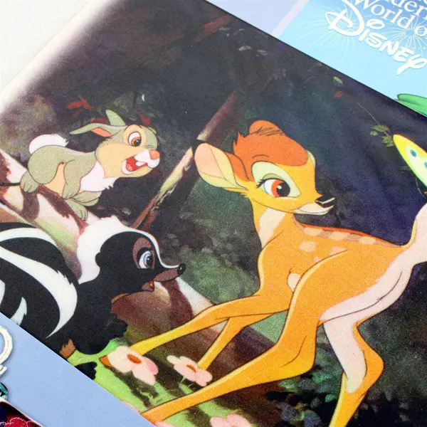 Wonderful World of Disney Fabric Art Bambi Forest Friends 8.5" Square