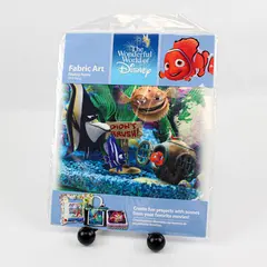 Wonderful World of Disney Fabric Art Finding Nemo Tank Gang 8.5" Square