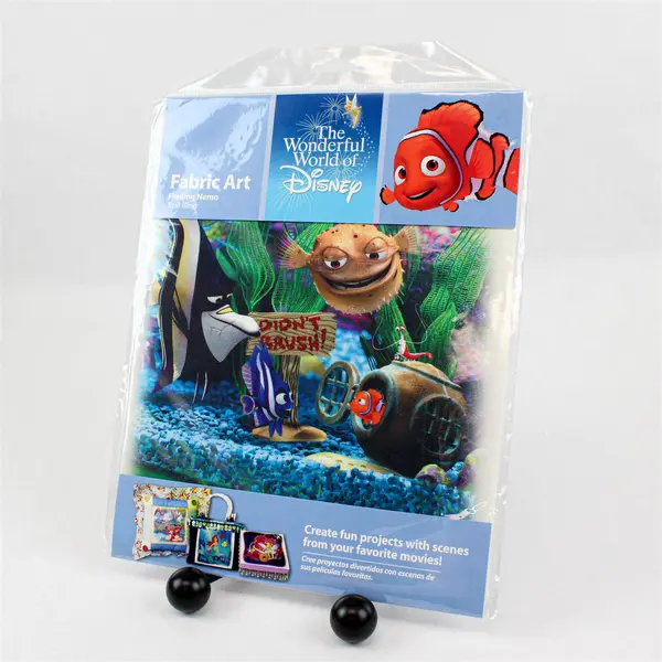 Wonderful World of Disney Fabric Art Finding Nemo Tank Gang 8.5" Square