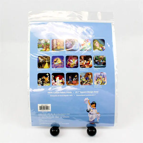 Wonderful World of Disney Fabric Art Aladdin A Whole New World 8.5" Square