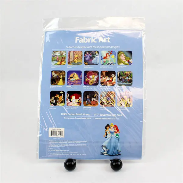 Wonderful World of Disney Fabric Art Cinderella Bibbidi-Bobbidi-Boo 8.5" Square