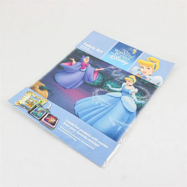 Wonderful World of Disney Fabric Art Cinderella Bibbidi-Bobbidi-Boo 8.5" Square