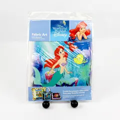 Wonderful World of Disney Fabric Art Little Mermaid Ariel 8.5" Square