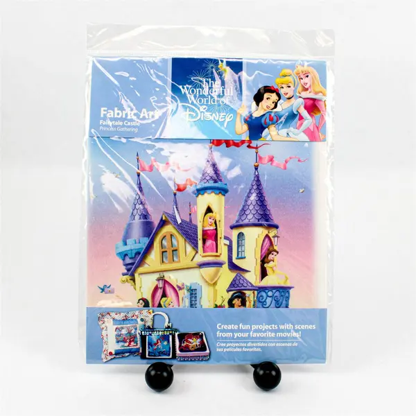 Springs Industries Disney Fabric Art Fairytale Castle 8.5in Square