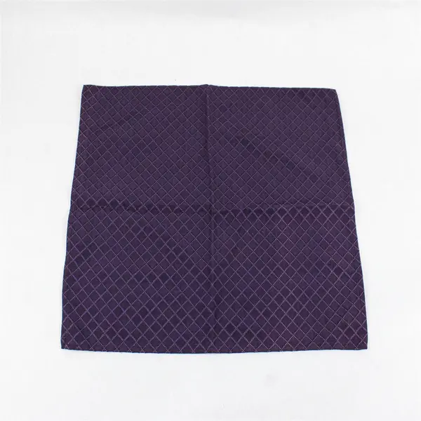 Set of 4 Purple Diamond-Quilted Cloth Napkins 