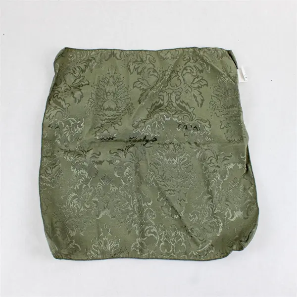 Avon Home Fashions Set of 6 Green Jacquard Floral Brocade Damask Napkins