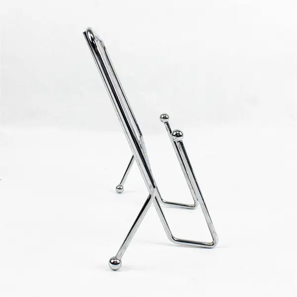 Chrome Cookbook Holder Stand Recipe Book Tablet Kitchen Display