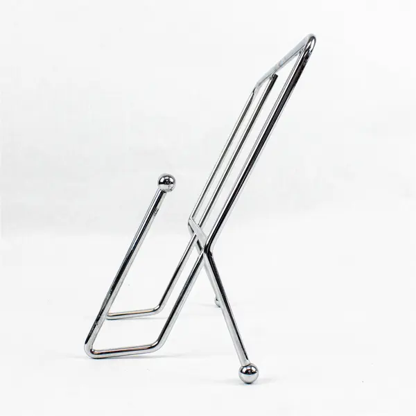 Chrome Cookbook Holder Stand Recipe Book Tablet Kitchen Display