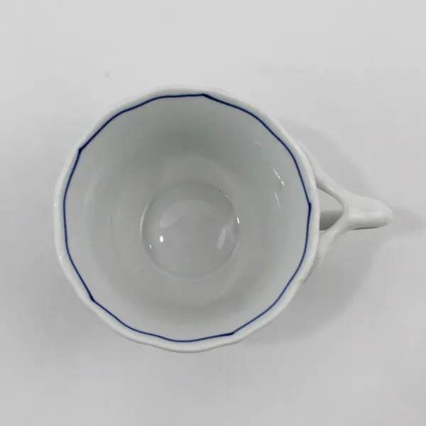 Vintage Blue Danube Blue Onion Porcelain Tea Cup Japan Rectangle Stamp