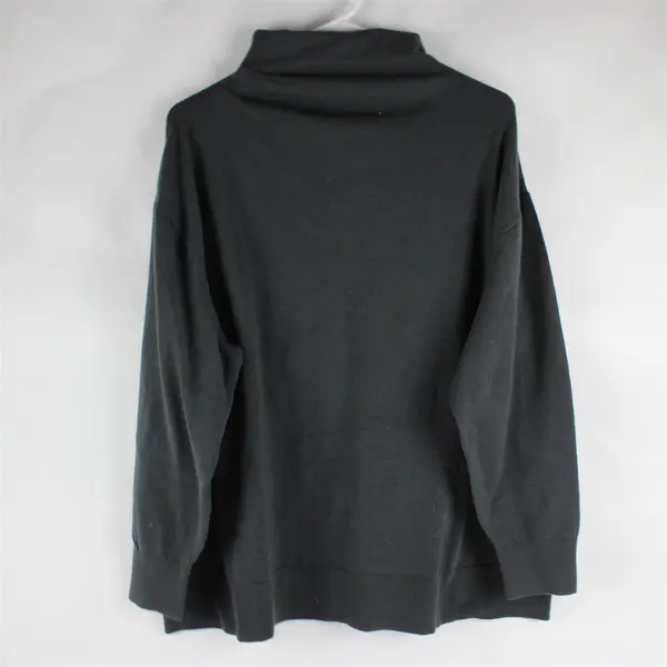 BEAUTIFUL by Lawrence Zarian Women's Turtleneck Sweater Charcoal Size 2X