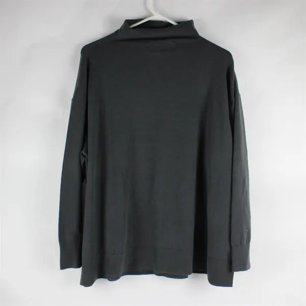 BEAUTIFUL by Lawrence Zarian Women's Turtleneck Sweater Charcoal Size 2X