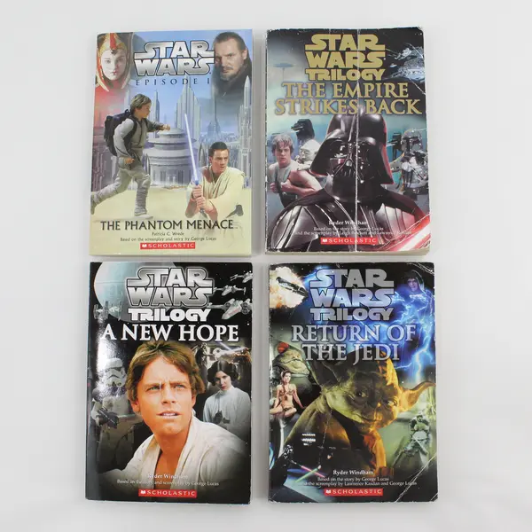 Lot of 4 Scholastic Star Wars Books by Ryder Windham & Patricia C. Wrede