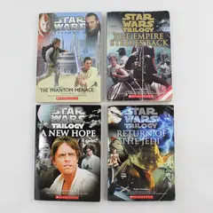 Lot of 4 Scholastic Star Wars Books by Ryder Windham & Patricia C. Wrede