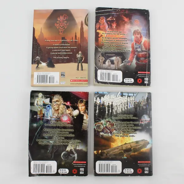 Lot of 4 Scholastic Star Wars Books by Ryder Windham & Patricia C. Wrede
