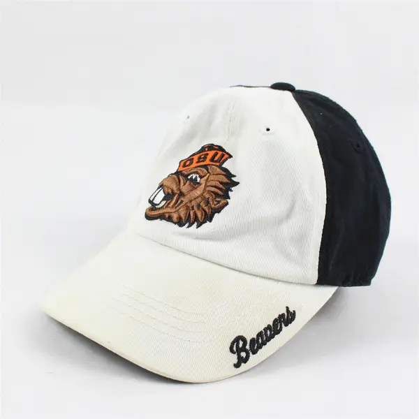 Top of the World Oregon State Beavers 6-Panel Adjustable Black White Cap