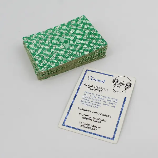 1980 Growth Games Wise Man Foolish Man Card Game Vintage