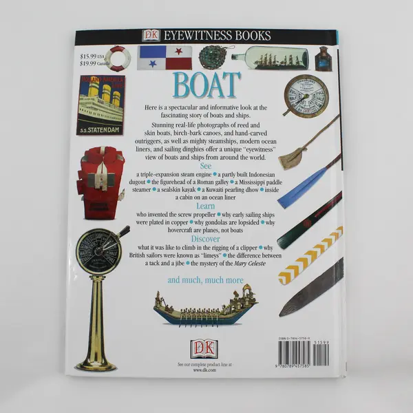 DK Eyewitness Books Boat by Eric Kentley Hardcover
