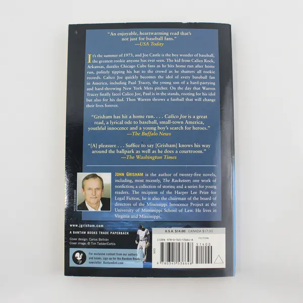 Calico Joe: A Novel By John Grisham Paperback 2013
