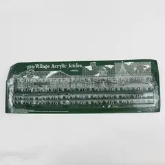 DEPT 56 Pkg Of 4 Village Acrylic Icicles # 52116 NIP