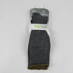 Sockwell Men's Elevation 20-30 mmHg Compression Stockings Grey L/XL Pair
