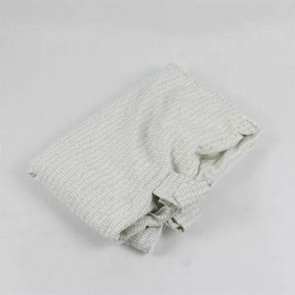 Eddie Bauer Plush Car Seat Cover Gray White Baby Blanket
