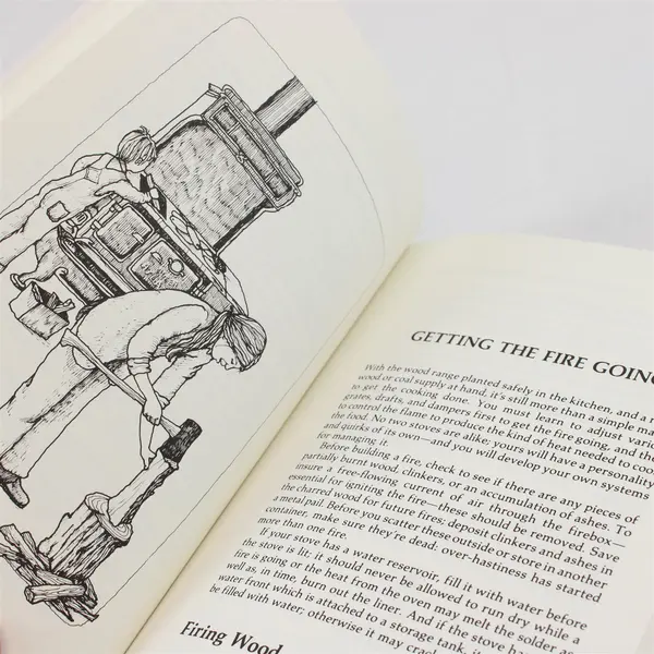 VTG Woodstove Cookery At Home on the Range by Jane Cooper 1977 Paperback Good