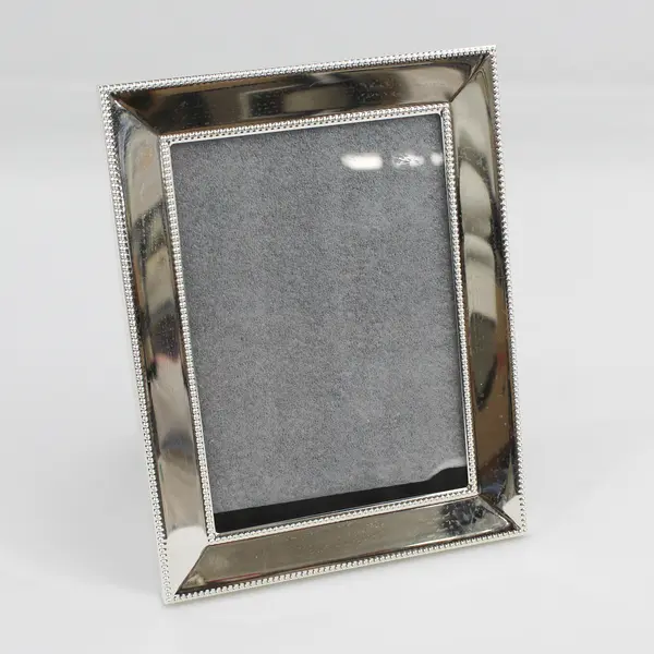 Isaac Mizrahi Silver Metal Ornate Desktop Picture Frame 5"x7" from 2023