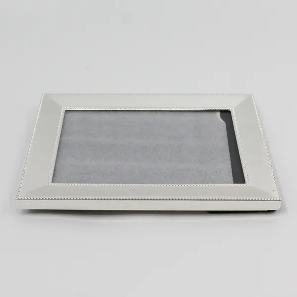 Isaac Mizrahi Silver Metal Ornate Desktop Picture Frame 5"x7" from 2023