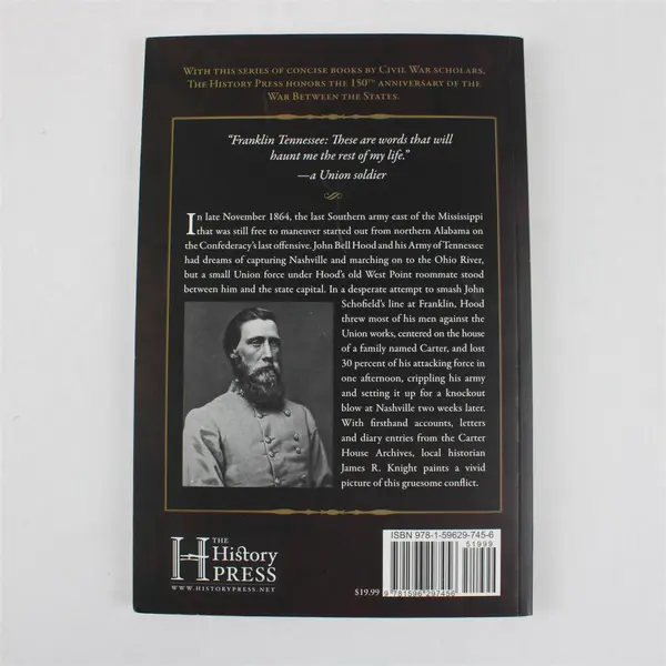 The Battle of Franklin by James R Knight 2009 Paperback Civil War History