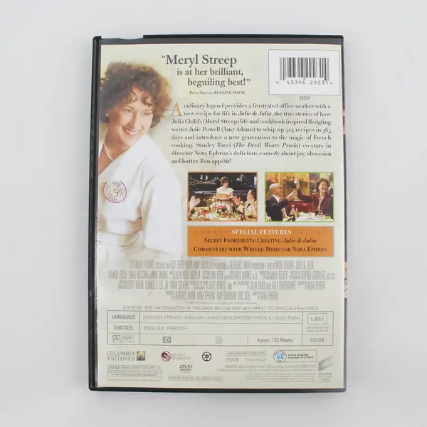 Julie & Julia DVD 2009 Widescreen, #29231 Meryl Streep 