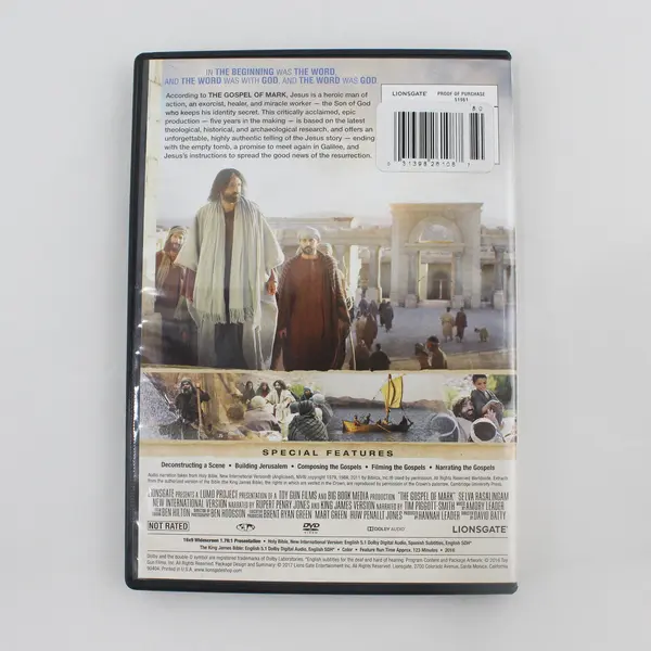The Gospel of Mark DVD Widescreen 2016, #51961  