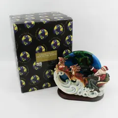 Department 56 45480 Santa's Flight Around the World Joy To The World