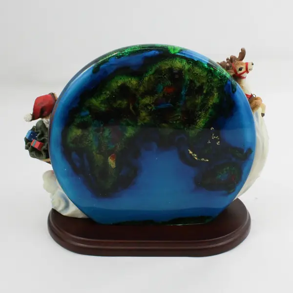 Department 56 45480 Santa's Flight Around the World Joy To The World