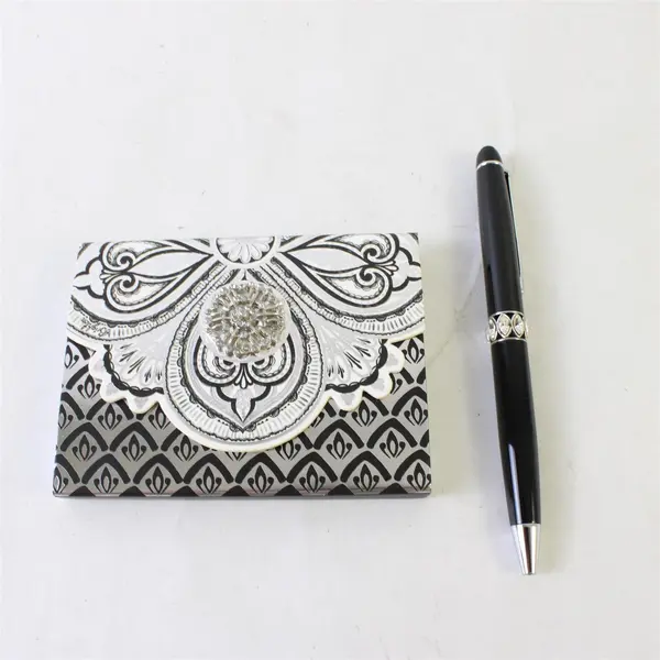Lot of 2 Brighton Drawstring Pouches w Notelet inside, 1 has a pen also. #G82433