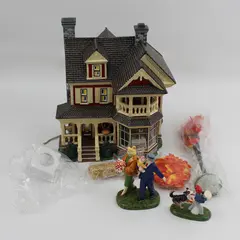 Department 56 2004 Thanksgiving At Grandmother's House Battery Operated Set