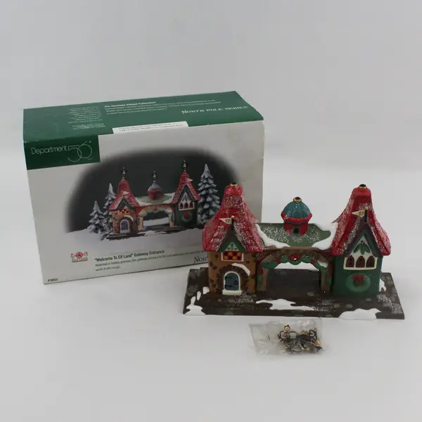 Dept 56 Welcome to Elf Land Gateway Entrance  56431