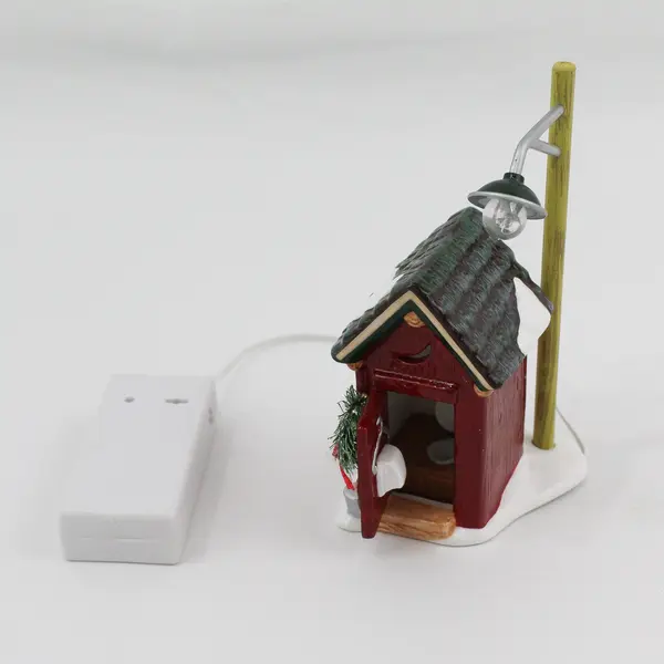1999 Dept 56  Snow Village Backwoods Outhouse 55036