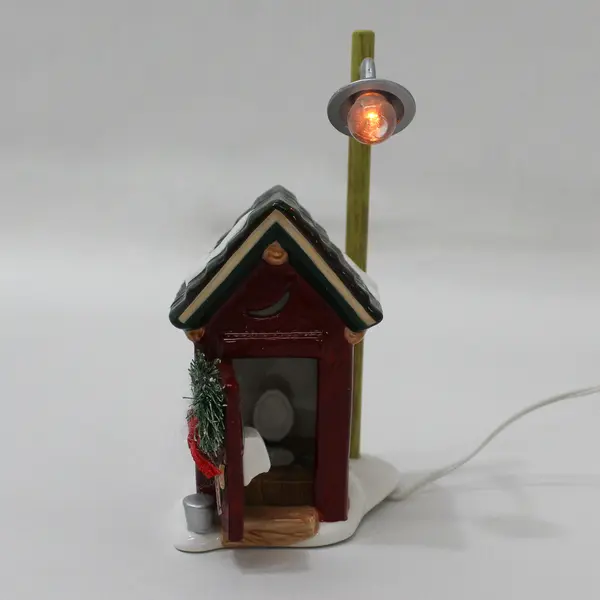 1999 Dept 56  Snow Village Backwoods Outhouse 55036