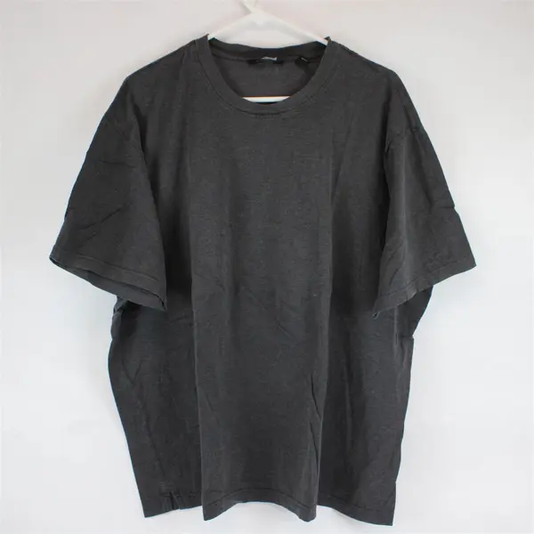 Kenneth Roberts Men's Gray Solid Crew Neck Short Sleeve T-Shirt Size XL