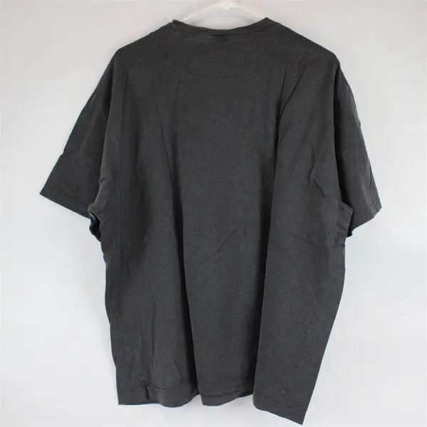 Kenneth Roberts Men's Gray Solid Crew Neck Short Sleeve T-Shirt Size XL